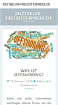 Mobile Screenshot of enztaeler-freizeitexpress.de